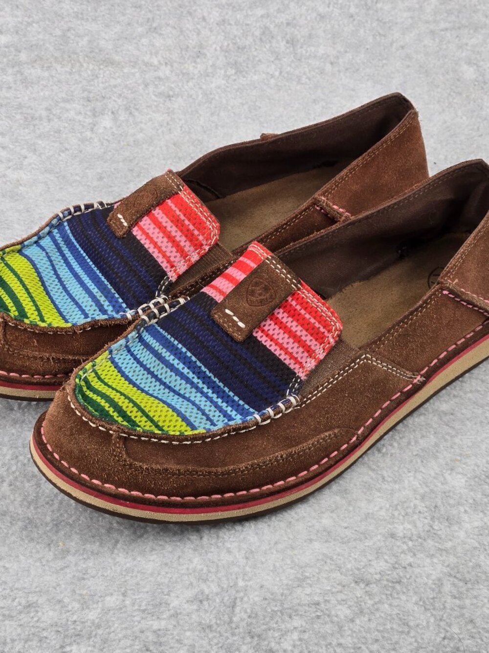 Ariat Cruiser Shoes Womens Size 10 B Serape Slip On Western Rodeo Cowboy Cowgirl